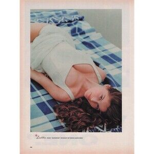 2000 sexy woman bust hot body model cleavage poster print ad photo magazine page